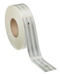 imagen de 3M Diamond Grade 983-10 FRA White Reflective Conspicuity Tape - 4 in Width x 50 yd Length - 0.014 to 0.018 in Thick - 34087