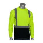 imagen de PIP Long Sleeve High-Visibility T-Shirt 312-1350B 312-1350B-LY/XL - Lime Yellow - 90506
