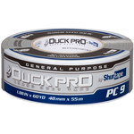 imagen de Shurtape Duck Pro PC 9S Plateado Cinta para ductos - 48 mm Anchura x 55 m Longitud - 9 mil Espesor - SHURTAPE 105450