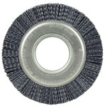 imagen de Weiler Bore-Rx 86120 Wheel Brush - 6 in Dia - Crimped Round Nylon Bristle