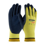 imagen de PIP PowerGrab KEV4 09-K1444 Blue/Yellow Small Cut-Resistant Gloves - Latex/Nitrile Palm & Fingertips Coating - 8.9 in Length - 09-K1444/S