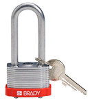 imagen de Brady Candado de seguridad con llave - Ancho 1 5/16 pulg. - 143144