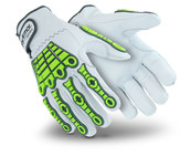 imagen de HexArmor Chrome Series 4080 Blanco/amarillo 9 Cuero de Piel de cabra/SuperFabric Piel de cabra Corte y Cosido Guante resistente a cortes - 4080 sz 9