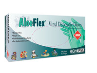 imagen de Microflex High Five Aloe Flex V51 Verde Grande Vinilo Guantes desechables - Grado Industrial - 683438-12513