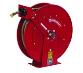 imagen de Reelcraft Industries Serie TW80000 Carrete de manguera de grado T para soldadura con gas - 100 pies Manguera Incluida - Spring Accionamiento - Acero - Rojo - TW84100 OLPT
