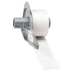 imagen de Brady M710 M7-17-427 Etiquetas autolaminables para cables y alambres - 0.5 pulg. x 1 pulg. - Vinilo - Blanco, transparente - B-427
