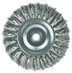 imagen de Weiler 08284 Wheel Brush - 4 in Dia - Knotted - Standard Twist Stainless Steel Bristle