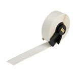 imagen de Brady M610 M6C-500-581-WT Rollo de etiquetas para impresora - 1/2 pulg. x 50 pies - Vinilo - Blanco - B-581