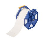 imagen de Brady J-372-2595 Rollo de etiquetas troqueladas para impresoras - 2.875 pulg. x 1.5 pulg. - Vinilo - Blanco - B-2595