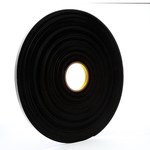imagen de 3M 4508 Negro Cinta de espuma de un solo lado - 1/2 pulg. Anchura x 36 yd Longitud - 1/8 pulg. Espesor - 03312
