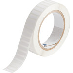 imagen de Brady THT-257-7425-2 Rollo de etiquetas troqueladas para impresoras - 0.25 pulg. x 0.825 pulg. - Polipropileno - Blanco - B-7425