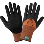 imagen de Global Glove Samurai Glove Naranja de alta vis. Grande Tuffalene Platino UHMWPE Tuffalene Platino UHMWPE Guantes resistentes a cortes - Pulgar reforzado - CR835-RD LG