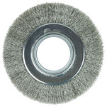 imagen de Weiler 06440 Wheel Brush - 6 in Dia - Crimped Stainless Steel Bristle