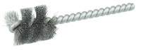 imagen de Weiler Stainless Steel Single Spiral Tube Brush - 3.5 in Length - 7/8 in Diameter - 0.006 in Bristle Diameter - 21086