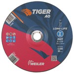 imagen de Weiler Tiger Rueda de corte 57047 - Tipo 27 (centro hundido) - 9 pulg. - Óxido de aluminio - 60 - T