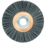 imagen de Weiler Burr-Rx 31270 Wheel Brush - 4 in Dia - Crimped Round Nylon Bristle