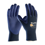 imagen de PIP MaxiFlex Elite 34-274 Blue on Blue Large Lycra/Nylon Work Gloves - EN 388 1 Cut Resistance - Nitrile Palm & Fingers Coating - 8.7 in Length - 34-274/L