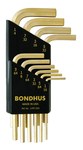 imagen de Bondhus GoldGuard Short Arm Hex Key L-Wrench Set 38238