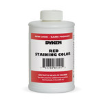 imagen de Dykem 14912 Rojo opaco Mancha - 8 oz Botella con cepillo en la tapa - 81491