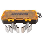 imagen de DEWALT DWMT73811 Juego de llaves de vaso profundas - Acero - accionamiento 1/4 pulg. - 38117