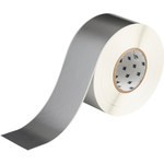 imagen de Brady THT-21-8591-SL Rollo continuo de etiquetas de transferencia térmica - 3 pulg. x 300 pies - Poliéster - Plateado - B-8591