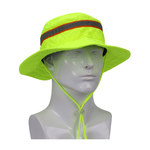 imagen de PIP Ez-Cool 396-EZ450 Hi-Vis Lime Yellow Large/XL Polyester Cotton Cooling Ranger Hat - 616314-22297