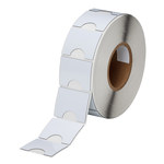 imagen de Brady THTEP-181-593-.5 Rollo de etiquetas troqueladas para impresoras - 2.41 pulg. x 2 pulg. - Poliéster - Blanco - B-593