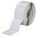 imagen de Brady THTEP178-593-.25 Rollo de etiquetas troqueladas para impresoras - 3 pulg. x 3 1/2 pulg. - Poliéster - Blanco - B-593