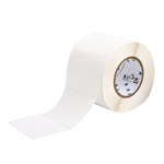 imagen de Bradybondz XTHT-76-8425-1 Rollo de etiquetas troqueladas para impresoras - 4 pulg. x 3 pulg. - Polipropileno - Blanco - B-8425