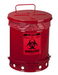 imagen de Justrite Lata de seguridad 05930R - Rojo - 10 gal Capacidad - Acero - 05248