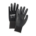 imagen de West Chester PosiGrip 713SUCB Black XS Nylon Work Gloves - Polyurethane Palm & Fingers Coating - 9.5 in Length - 713SUCB/XS