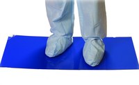 imagen de PIP CleanTeam Floor Mat 100-93-243638B, 18 in x 36 in, Polyethylene, Blue - 25808