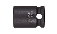 imagen de Vega Tools 21801-D 12 Puntos 18 mm Largo Toma De Impacto - Acero S2 Modificado - accionamiento 3/8 pulg. Cuadrado - D - Redondeado - 30.0 mm Longitud - 01820