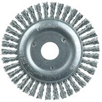 imagen de Weiler Roughneck 08750 Wheel Brush - 5 in Dia - Knotted - Stringer Bead Steel Bristle