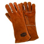 imagen de West Chester 9020 Brown Large Split Cowhide Welding Glove - Straight Thumb - 14 in Length - 9020/L
