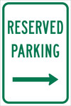 imagen de Brady B-959 Aluminio Rectángulo Cartel de información, restricción y permiso de estacionamiento Blanco - Reflectante - 115547