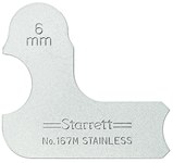 imagen de Starrett Acero Medidor de radio - 167M-6