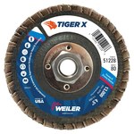 imagen de Weiler Tiger X Type 27 Flap Disc 51228 - 4-1/2 in - 80