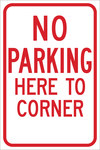 imagen de Brady B-959 Aluminio Rectángulo Cartel de información, restricción y permiso de estacionamiento Blanco - Reflectante - 115518