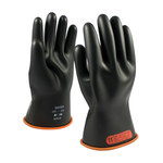 imagen de PIP Novax 155-0-11 Black/Orange 10 Rubber Work Gloves - 11 in Length - Smooth Finish - 155-0-11/10