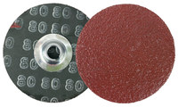 imagen de Weiler Tiger Aluminum Óxido de aluminio Disco de desbaste - Mediano grado - Accesorio Tipo S - 3 pulg. ancho x 3 pulg. longitud - Diámetro 3 pulg.3 pulg. - Estilo: centro de metal, grano: 80 - 59876