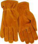 imagen de Red Steer 55190 Brown Large Cowhide Suede Leather Driver's Gloves - Keystone Thumb - 55190-L