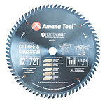 imagen de Amana Electro-Blu Con la punta de carburo Hoja de sierra circular - diámetro de 12 pulg., 1 pulg. - 612721C