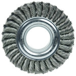 imagen de Weiler 09180 Cepillo de rueda - Anudado - Torsión estándar Acero cerda
