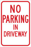 imagen de Brady B-959 Aluminio Rectángulo Cartel de información, restricción y permiso de estacionamiento Blanco - Reflectante - 115618