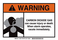 imagen de Brady B-555 Aluminum Rectangle White Chemical Warning Sign - 10 in Width x 7 in Height - 106019