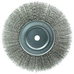 imagen de Weiler 01898 Wheel Brush - 10 in Dia - Crimped Stainless Steel Bristle