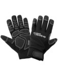 imagen de Global Glove Gripster SG9001in Negro/Azul Grande PVC/Spandex/Cuero sintético PVC/Spandex/Cuero sintético Guantes de mecánico - sg9001in lg