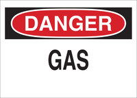 imagen de Brady B-302 Poliéster Rectángulo Cartel de material inflamable Blanco - 10 pulg. Ancho x 7 pulg. Altura - Laminado - 84387