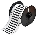 imagen de Brady Permasleeve B33D-94-2-342BK Funda de impresora troquelada - 2 pulg. x 0.094 pulg. - Negro - B-342